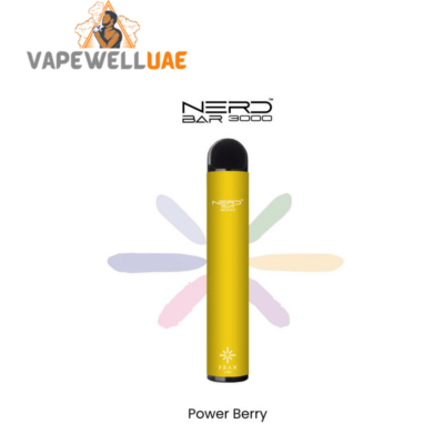 Nerd Bar disposable Power Berry 3000 puffs- vapewelluae.com
