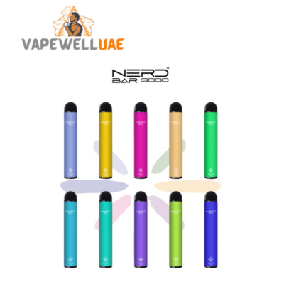 Nerd bar disposable 3000 puffs- vapewelluae.com