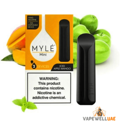 MYLE MINI disposable vape Apple Mango Ice vapewelluae.com