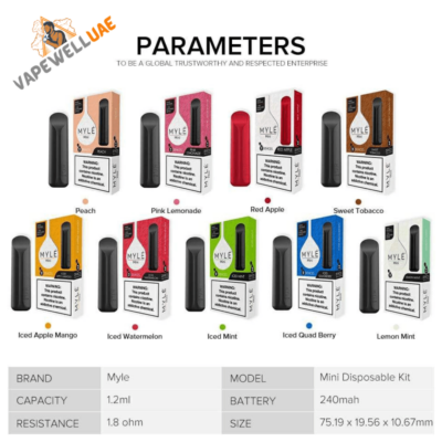 MYLE MINI disposable vapewelluae.com