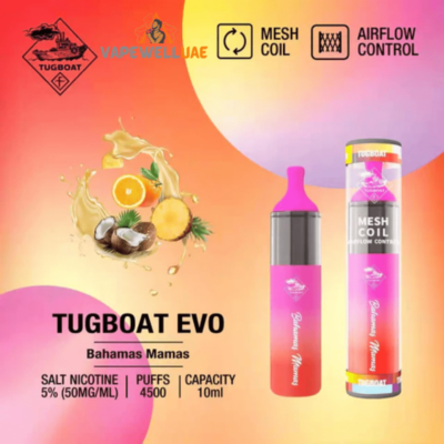 Tugboat EVO 4500 Puffs - Bahamas Mamas-vapewelluae.com
