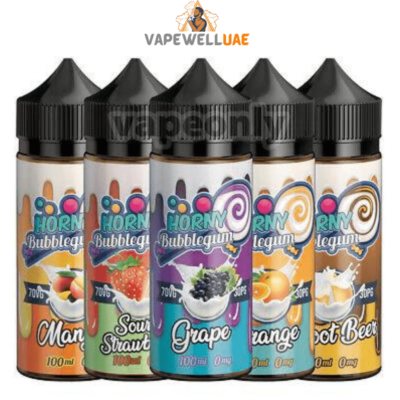 Horny Flava ejuice Logo vapewelluae.com