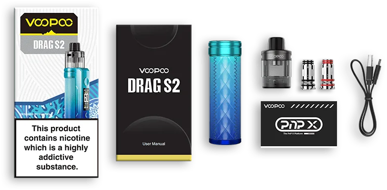 Voopoo Drag S2 DTL Package list