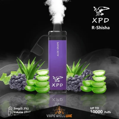 XPD BAR R Shisha 10000 Puffs - Aloe Grape_1