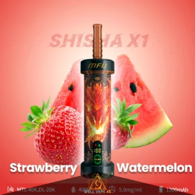 MFU Shisha X1 40000 Puffs - Strawberry Watermelon