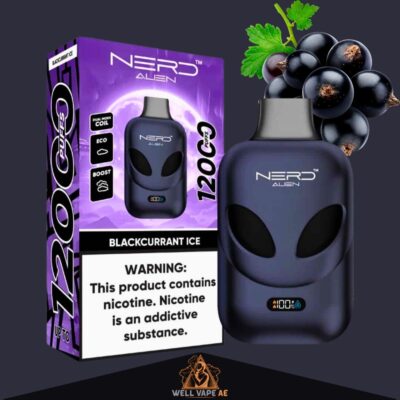 Nerd Alien 12000 Puffs - Blackcurrant Ice