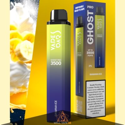 Vapes Bar Ghost Pro 3500 Puffs - Banana Ice