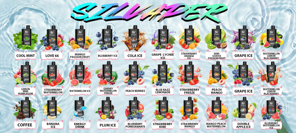 Silvaper 24000 Puffs flavors